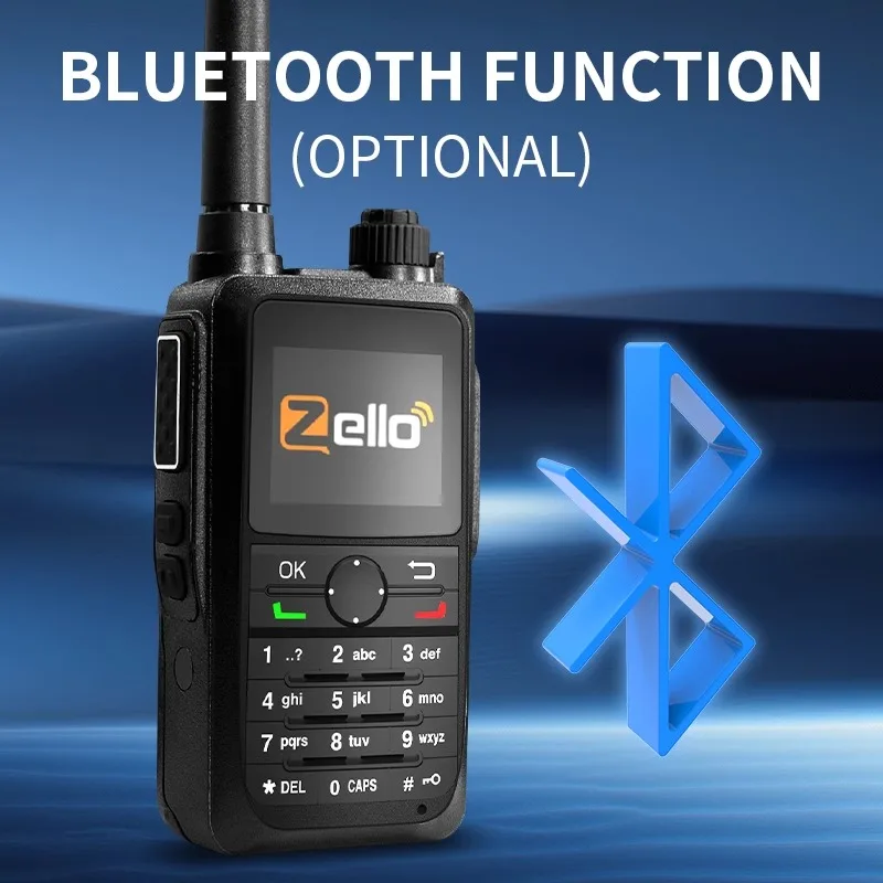 Zello Walkie Talkie Global POC Сетевое радио Wi-Fi BlueTooth GPS Водонепроницаемая дальняя связь по всему миру разговорочная двусторонняя радиостанция
