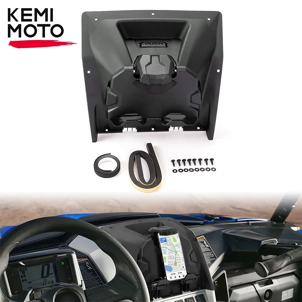 

Electronic Device Mounts Storage Box KEMIMOTO UTV Compatible with Yamaha Wolverine RMAX2/RMAX4 1000 2021-2023