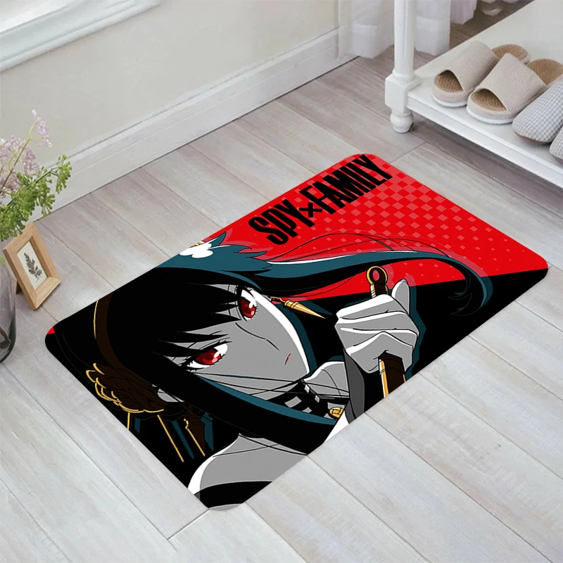 Anya Forger Anime Spy X Family Floor Mat Balcony Carpets Room Mats Kitchen Carpet Doormat Entrance Door Rugs Home Foot Rug Bath