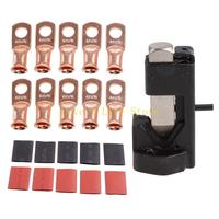 Cable Hammer Crimper Wire Terminal Welding Lug Crimping Tool Riveting Pliers for Wire Sizes from 16 Gauge to 4/0 Gauge