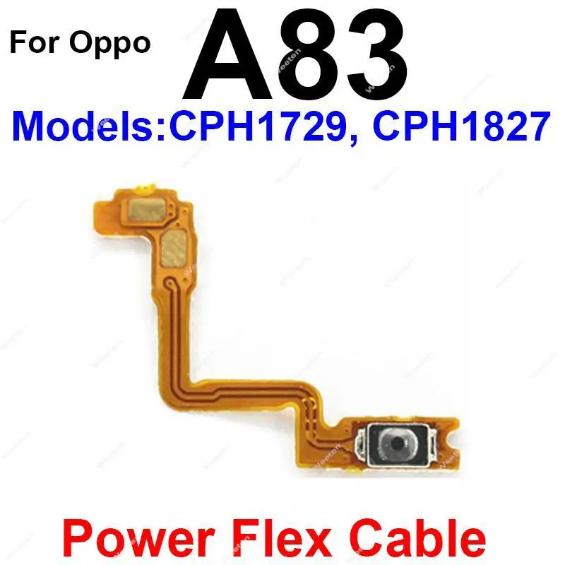 Volume Power Flex Cable For Oppo A59 A77 A79 A83 A57 2016 4G 5G On OFF Power Voulme Side Keys Buttons Switch Flex Cable