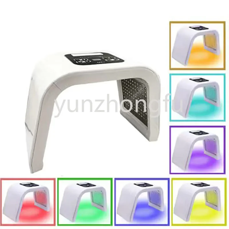 NEW Professional 7 Colors PDF Led Mask Facial Light Therapy Skin Rejuvenation Device Spa Acne Remover Anti-Wrinkle