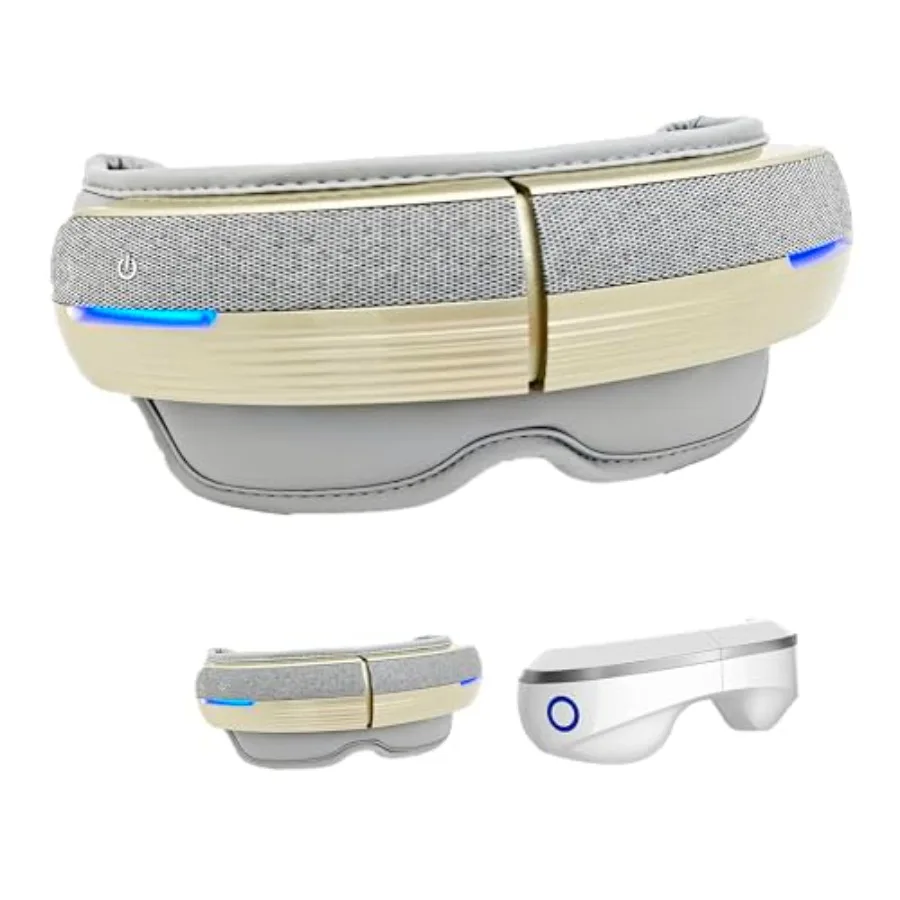 

Eye and Head MassagerRelax Eye Forehand and Temple Massager Air Compression and Bluetooth Music 5 Modes 180° Foldable Valentine