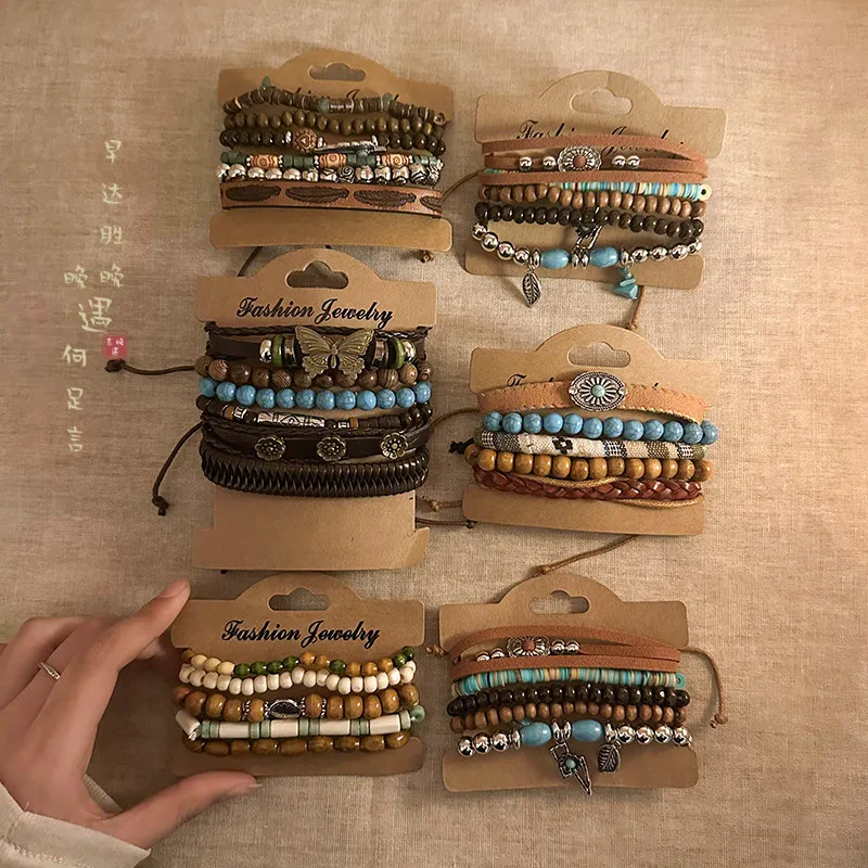 Vintage Beaded Bracelet 2026 New Stackable Pretty Student Ethnic Handmade Exquisite Premium Top Great Very Nice A Superb Gift