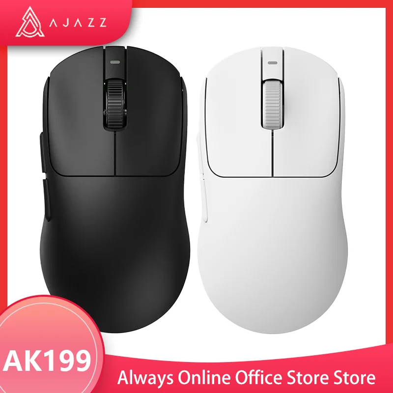 

Ajazz Aj199/aj139 Max Lightweight 51g Triple Mode Bluetooth Wireless Gaming Mouse With Usb Wired 26000dpi Computer Pc Laptop