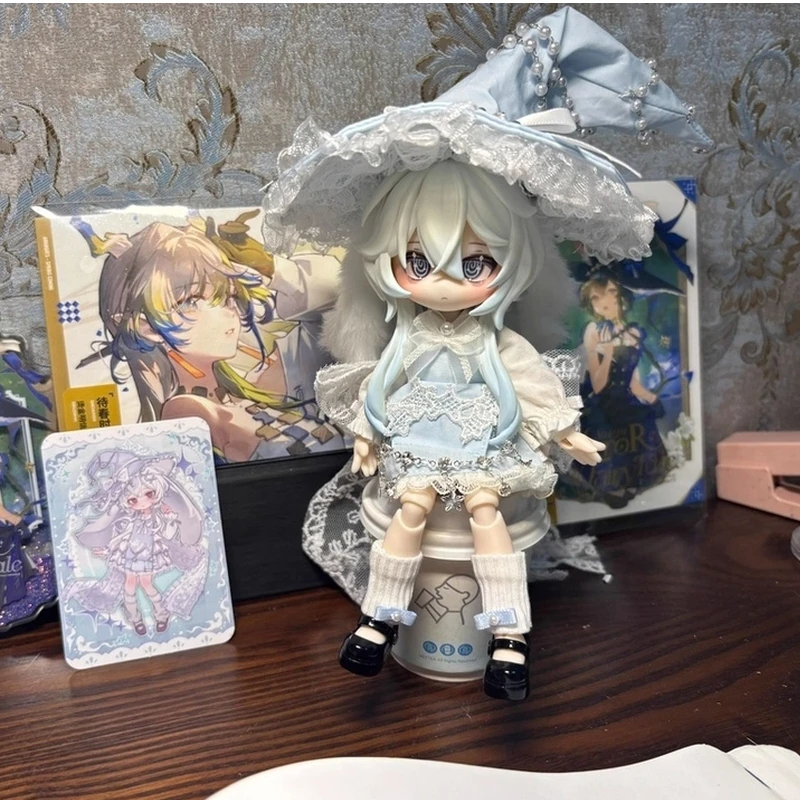 

Аутентичная недействительная кукла, прыгающая Луна, время, кролик, сокровище, 12 очков, Bjd, глухая коробка, подвижная игрушка, орнамент, кукла-сюрприз, подарок