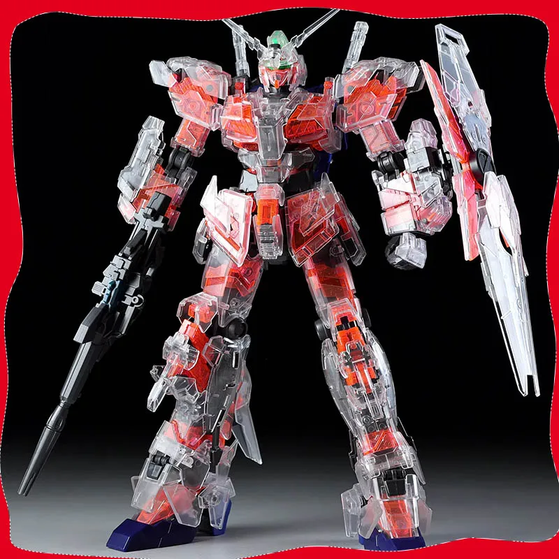 In Stock FangDaJing 1/72 RX-0 Unicorn Model Kit With Clear Armour Collection Assembly Action Figures Robot Plastic Model Kid Toy