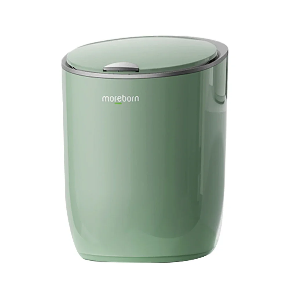 Kitchen 12L smart compost bin stainless steel garbage can desktop trash    