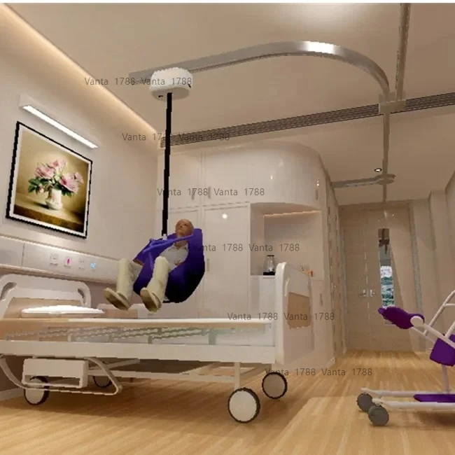 Sistema de despesado de techo, dispositivo médico de grua personas, elevador de elevación para pacientes discapacitados montado en el techo para hospital y hogar