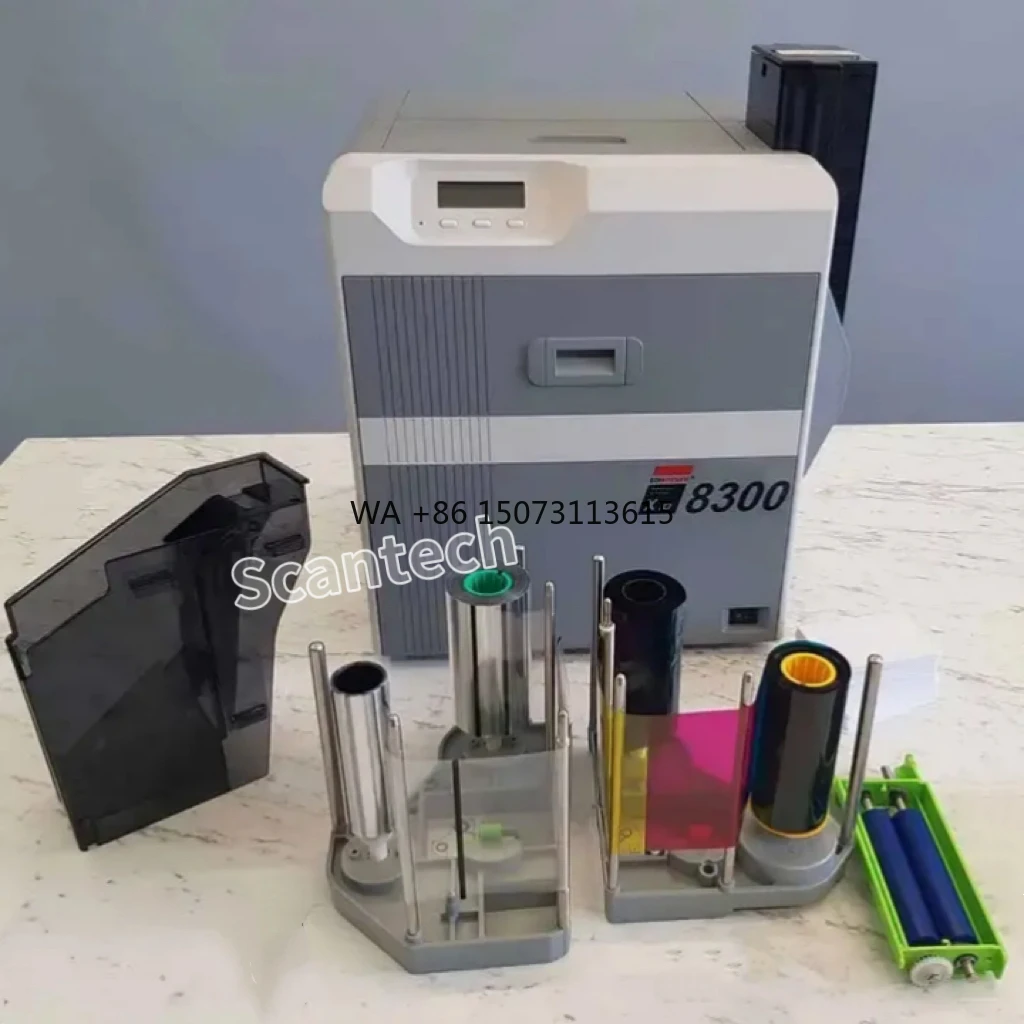 Sistema de cartão de identificação de alta definição Matica XID8300 - Máquina de produção de cartão PVC/NFC de dupla face com retransferência térmica