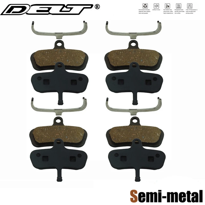 DELT 4 Pair Bicycle Disc Brake Pads,For SRAM AVID ,CODE 5,Semi-Metallic,MTB,Mountain,BIKE,Cycling,part