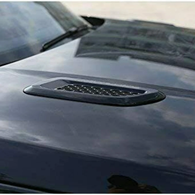2Pcs ABS Kunststoff Auto Lufteinlass Einlass Motorhaube Hauben Scoop Vents Aufkleber Dekorative Abdeckung Für Range Rover EVOQUE 2011-2018 – Detail 4