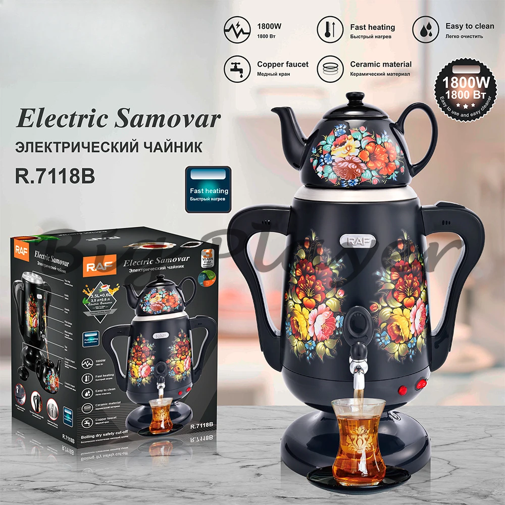

Turkish kettle hot-selling stainless steel pot bladder, household electric heating automatic power-off porcelain pot