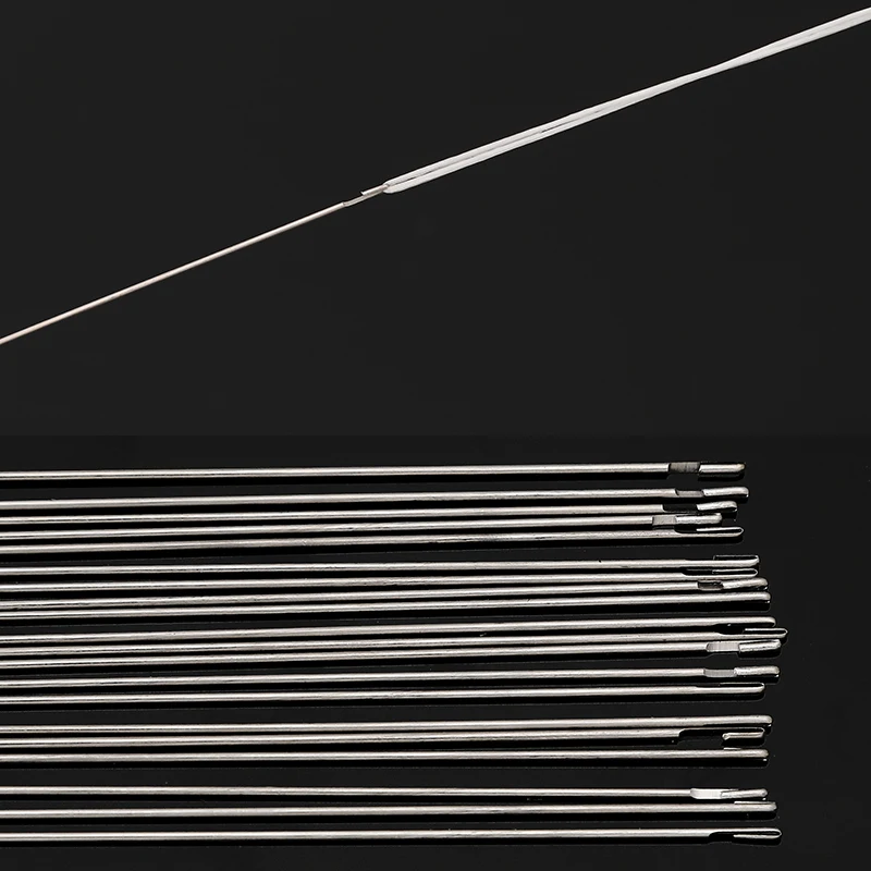 

17cm Length Stainless Steel Beaded Needles Crochet Test Tube Set Packaging Pins for Beads Bracelet DIY Jewelry Making Tools