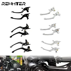 Motorcycle CNC Clutch Brake Lever Black/Chrome For Harley Sportster XL 04-17 Touring Softail Dyna Breakout Electra Glide FatBob