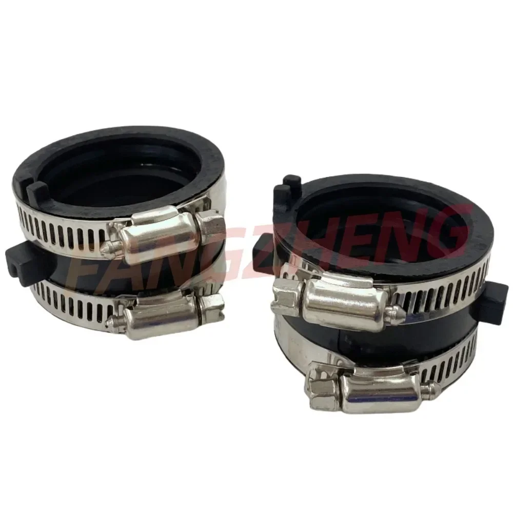 2Pcs Motorcycle Carburetor Intake Manifold Boots Fit For Honda VT600 VT750 Shadow 16211-MAW-600 Rubber Carb interface