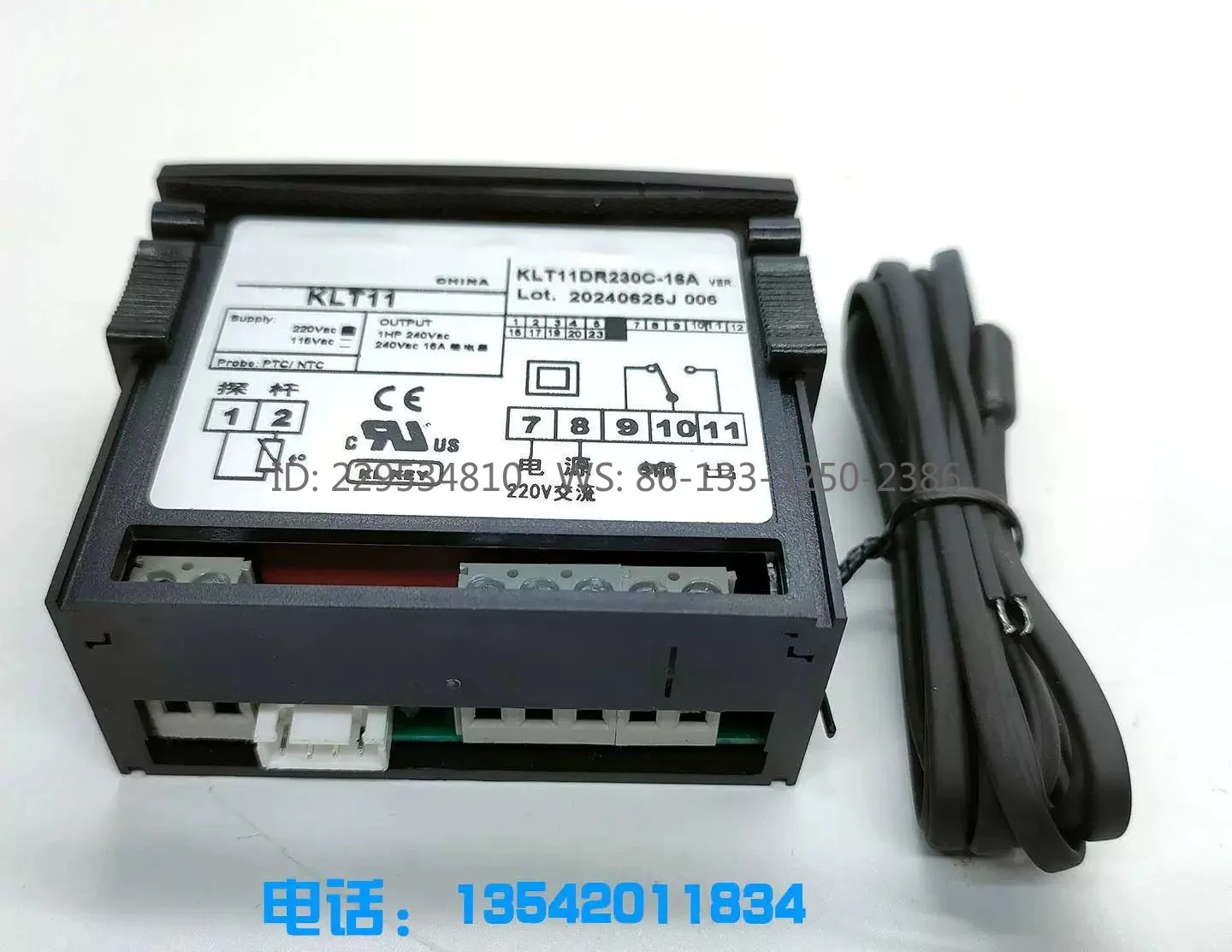KEUN thermostat temperature refrigerator KLT11/KLT11DR230C refrigeration and heating 16A freezer thermostat