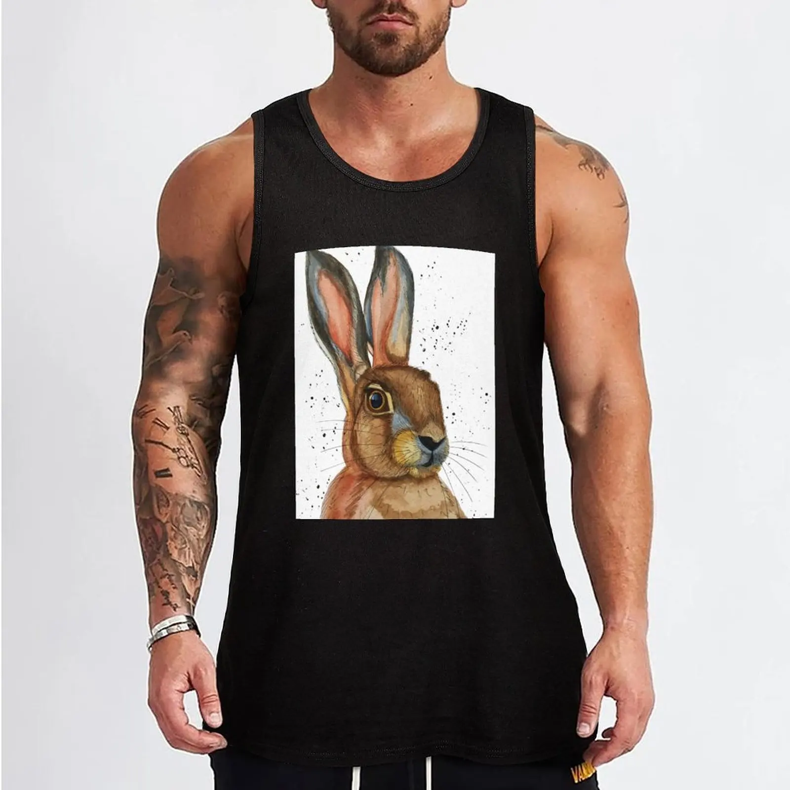 Lady Hare Tank Top gym gym men men clothes plain t-shirt