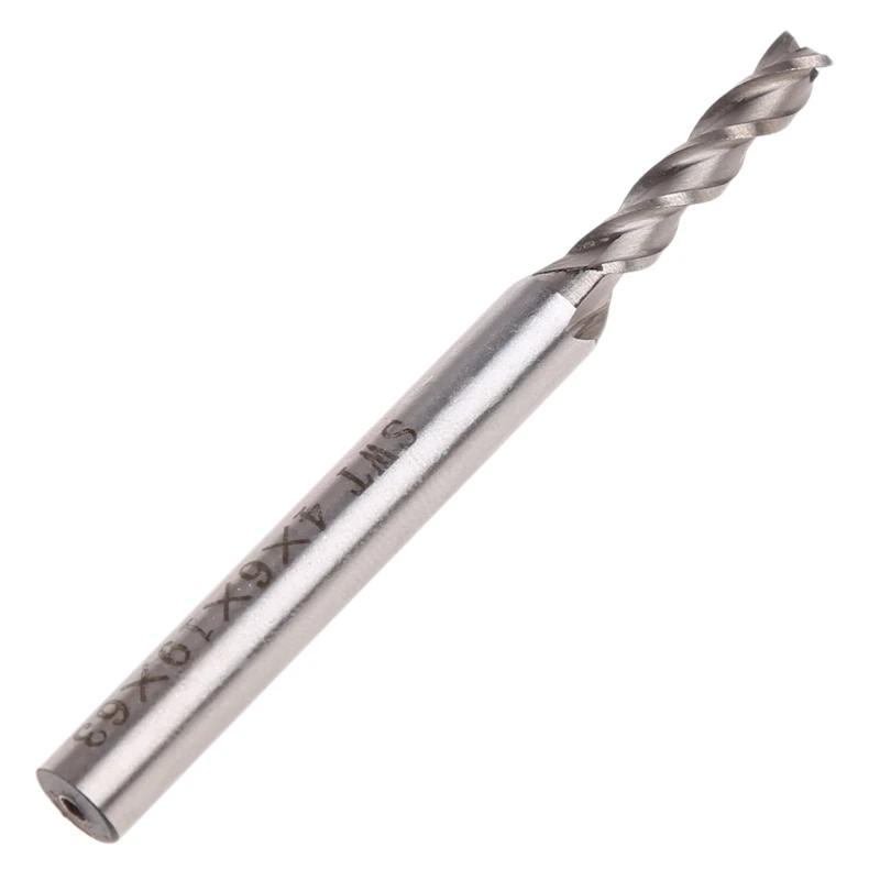 for Extra Long 4mm 3 Flute HSS & Aluminium End Mill Cutter Bit Extended