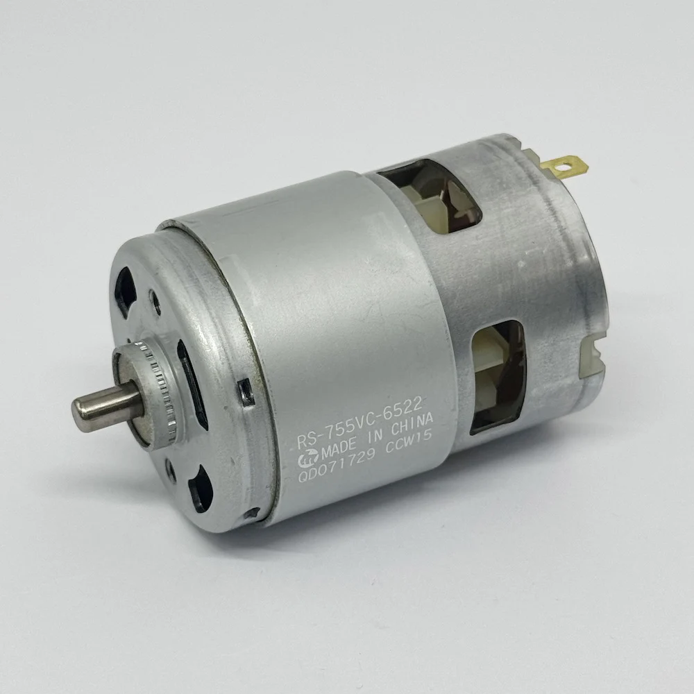 

MABUCHI RS-755VC-6522 CCW15 Motor with Cooling Fan DC 18V 24V 22000RPM High Speed Power 44mm 755 motor for Electric Drill