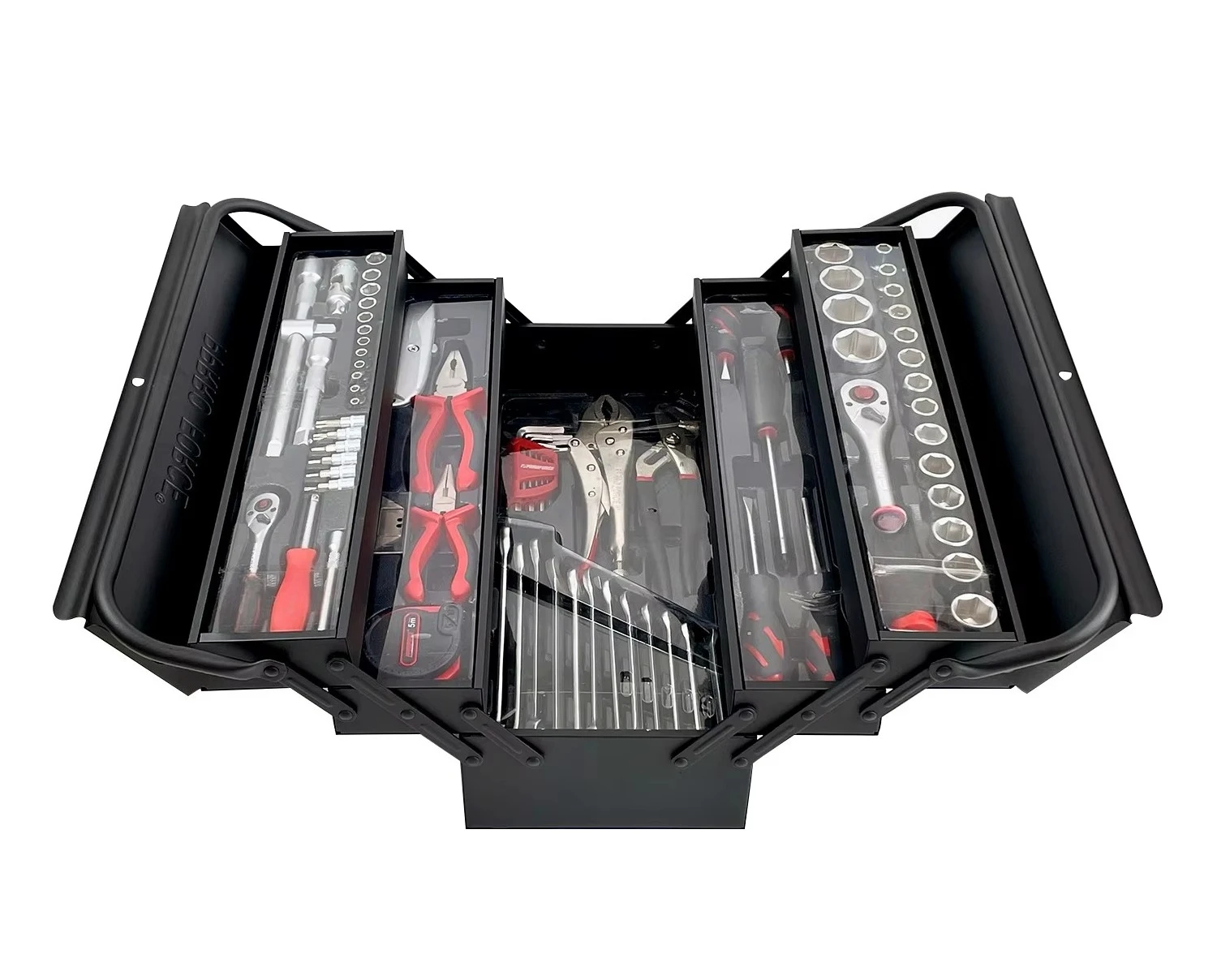 85-Piece Household CR-V Hand Hardware Tool Set Long Nose Wrenches Screwdrivers Sockets Hand Tool Kits