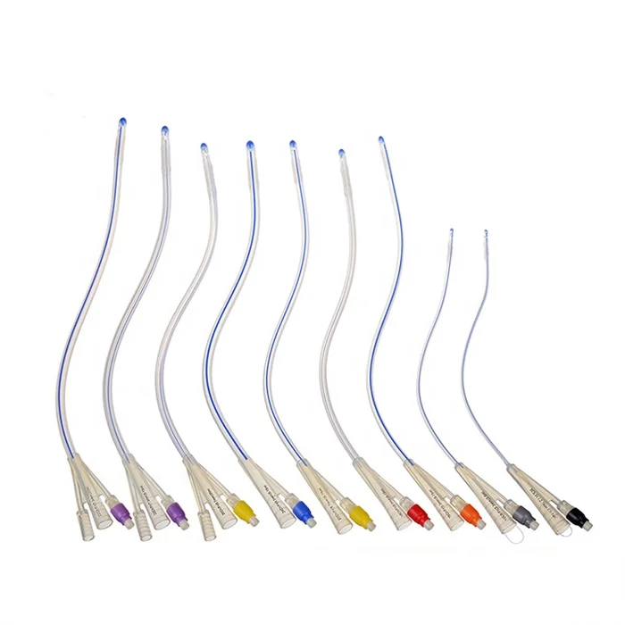 10pcs/lot 2 way Silicone Foley Catheter  Urethral tube  urology condoms Catheterner enema anal tube