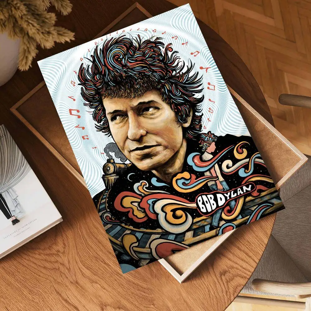 المغني B-Bob ديلان مغني الراب DIY لزجة ملصق مقاوم للماء ورقة ملصق مقهى بار ملصقات جدار اللوحة #5