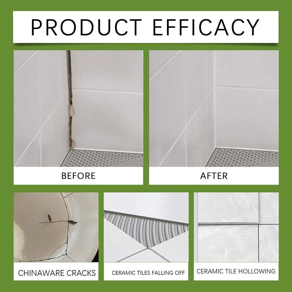 Strong Adhesive Ceramic Tile Empty Drum Agent Ceramic Tile Hollowing Repair Agent For Repairing Tile Warping Injection Fill Q9O5