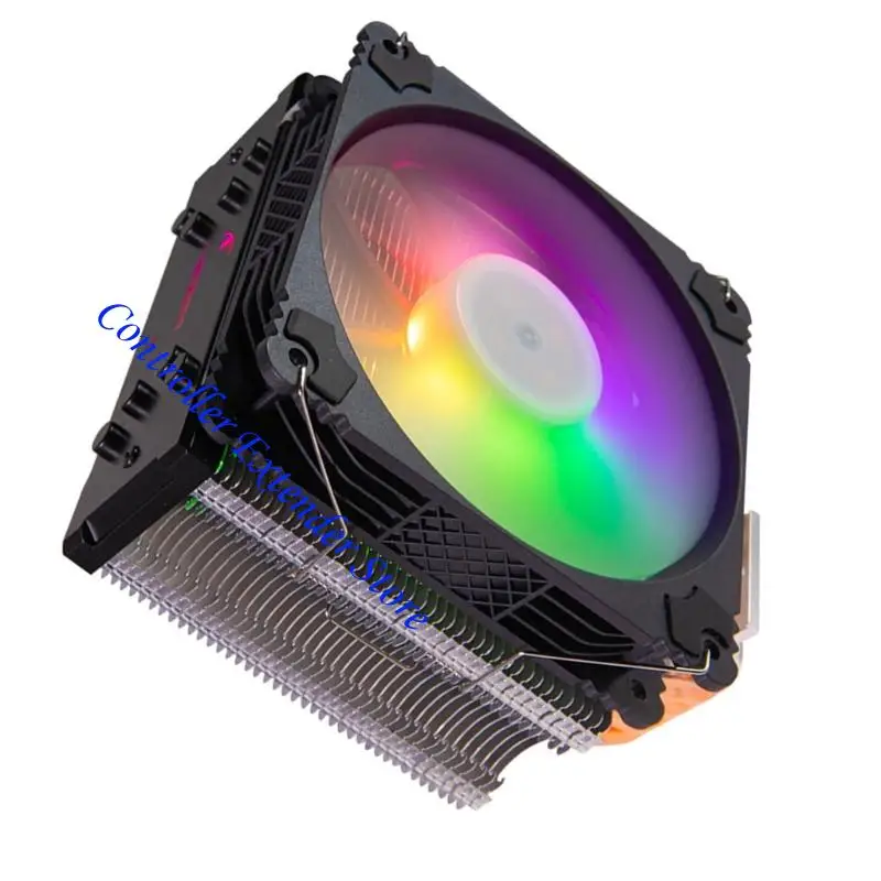 N84B Argb Computer Case Fan 4 حرارة تبريد أنابيب تبريد مروحة تبديد حرارة للألعاب كمبيوتر