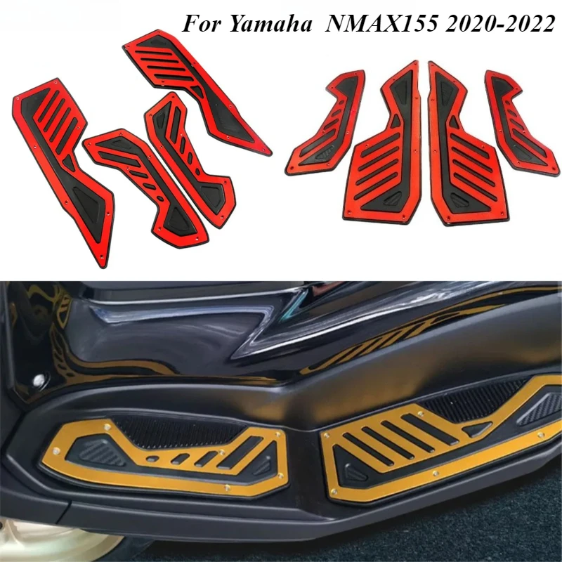 

Motorcycle pedal front footrest foot anti slip pad decoration for Yamaha NMAX 125 155 NMAX155 NMAX125 2020 2021 2022 2023 2024