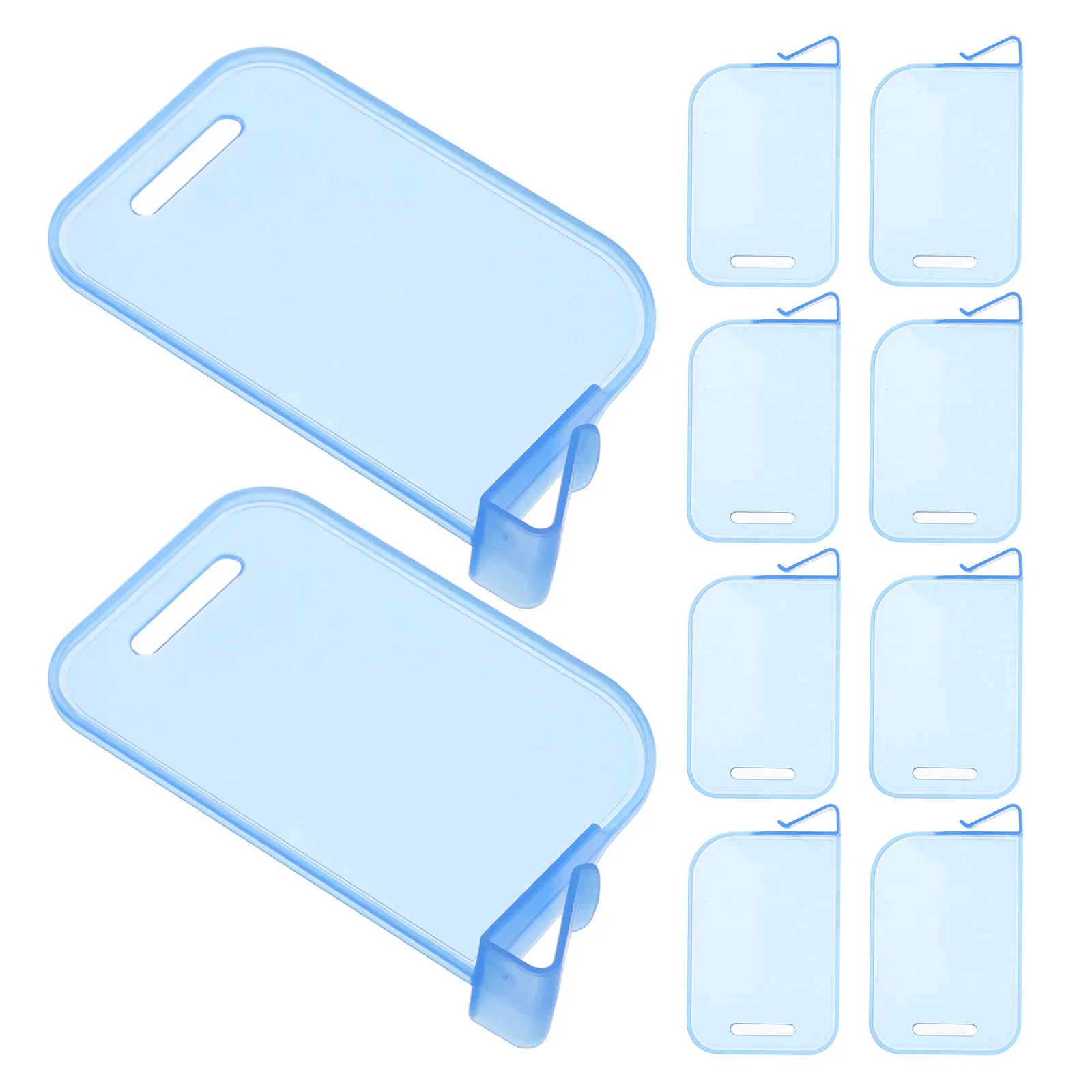 10Pcs Blue Card Storage Box Dividers Plastic Divider Clips for Game Cards Protection Sorting and Classification