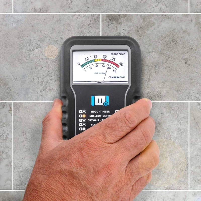 Moisture Encounter ME5 | Pinless Meter for Measuring Moisture Content in Wood, Drywall & Building Materials