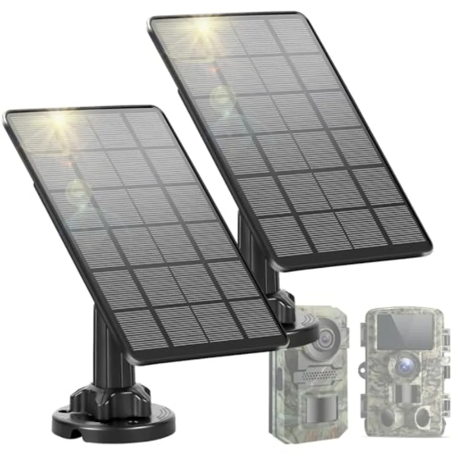 Trail camera solar panel for outdoor use