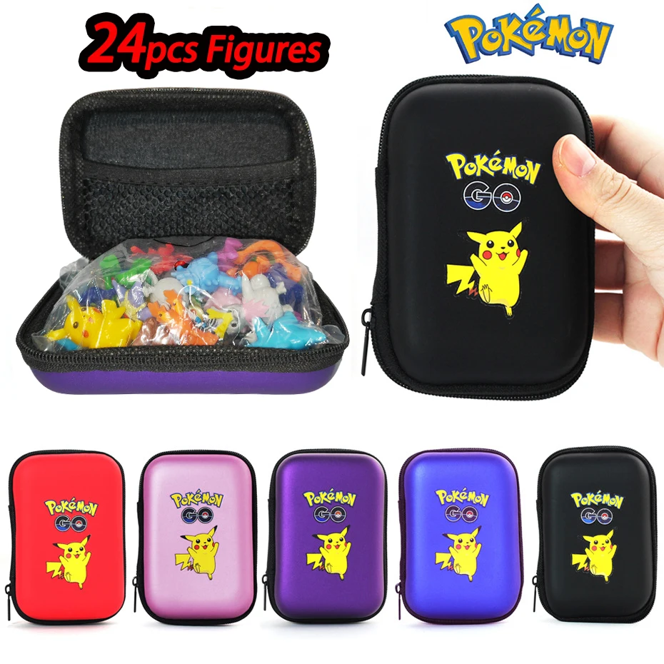 Pokemon Figures Toy Set 24pcs 1 Bag 2-3cm Bulk Anime Mini Doll Lot Pikachu Figurine Small Pocket Monster Birthday Gift