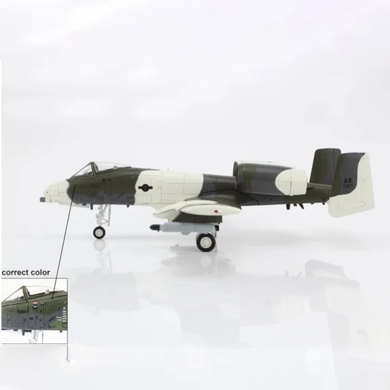 Diecast 1:72 Scale HA1336 A-10 Lightning attack warplane Alloy Finished Simulation Model Souvenir Gifts For Adult Boy