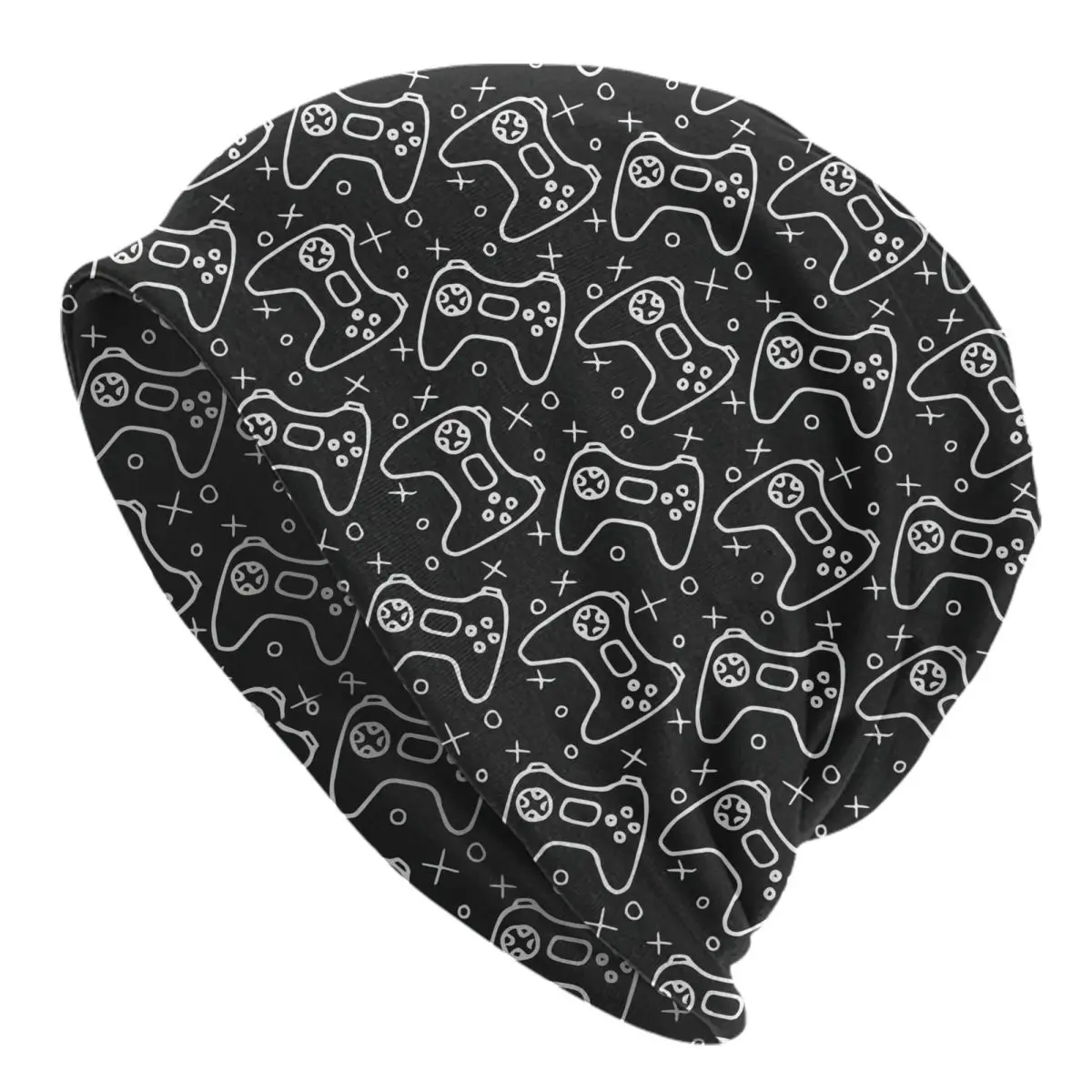 Video Joystick Game Gamer Play Gaming Beanie Bonnet Knit Hat Men Women Hip Hop Unisex Warm Winter Skullies Beanies Caps