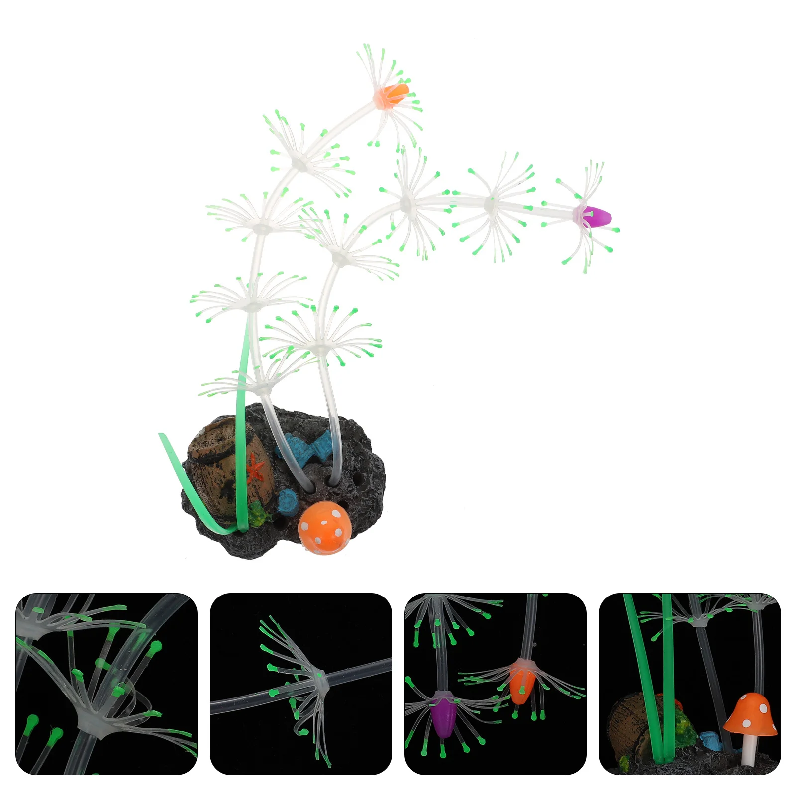 

1Pcs Vivid Aquatic Plant Fake Underwater Grass Realistic Fish Tank Adorn Change Water Needed Fish Tank Plant