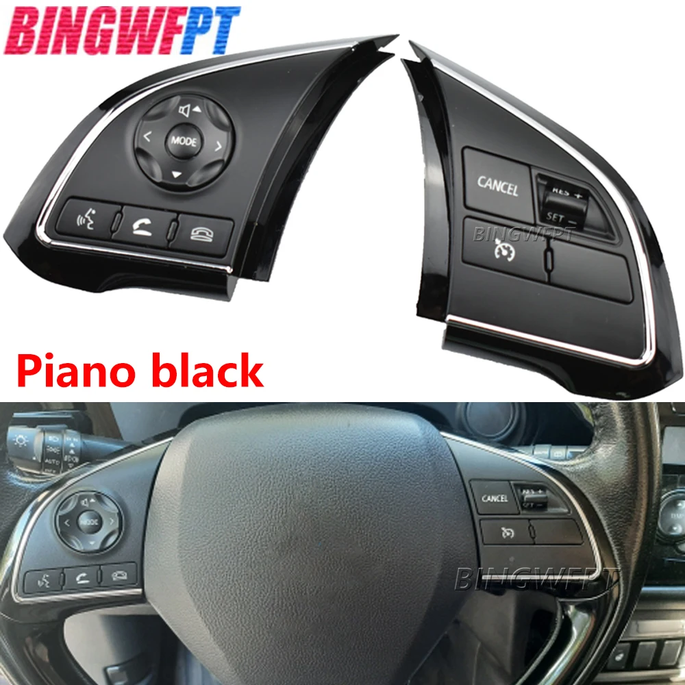 

Steering Wheel Remote Control Switch Volume Adjust Button Bluetooth Button Music Switch For Mitsubishi Outlander 2020 2021 2022