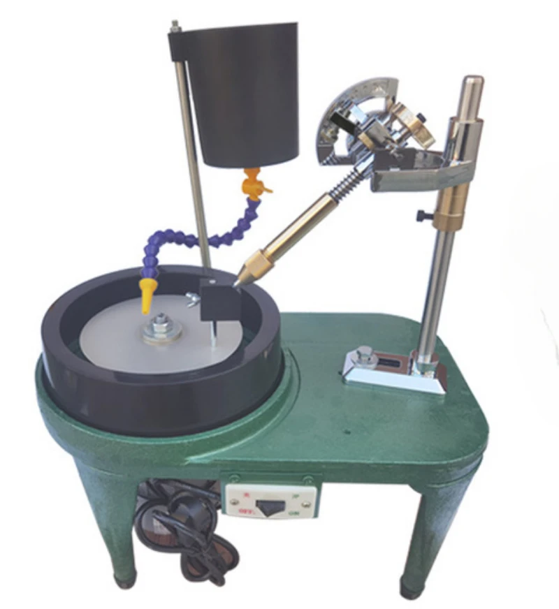 220V/110V Gemstone Processing Polishing Angle Machine Interface Flat Grinding Engraving Mechanical Sharpening Tool Seal