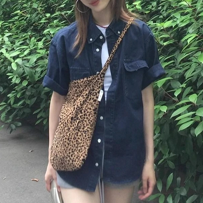 Shirt Women's Summer Loose and Versatile Ancient and Early Mixed Wear Men's and Women's Washed Denim Shirt Jacket