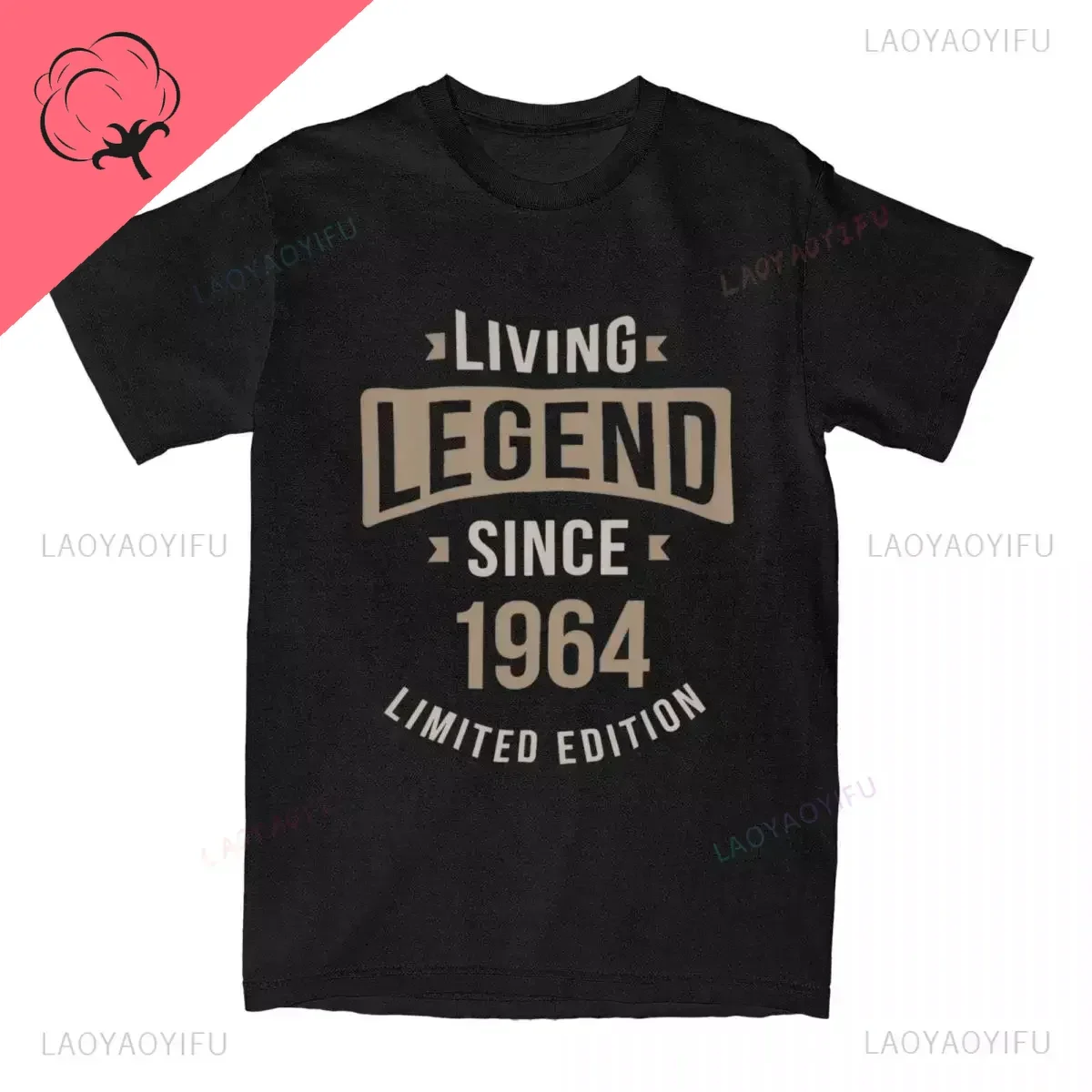 Fun 1964 Living Legend 60th Birthday Gift Men's T-shirt Women's 60th Birthday Gift