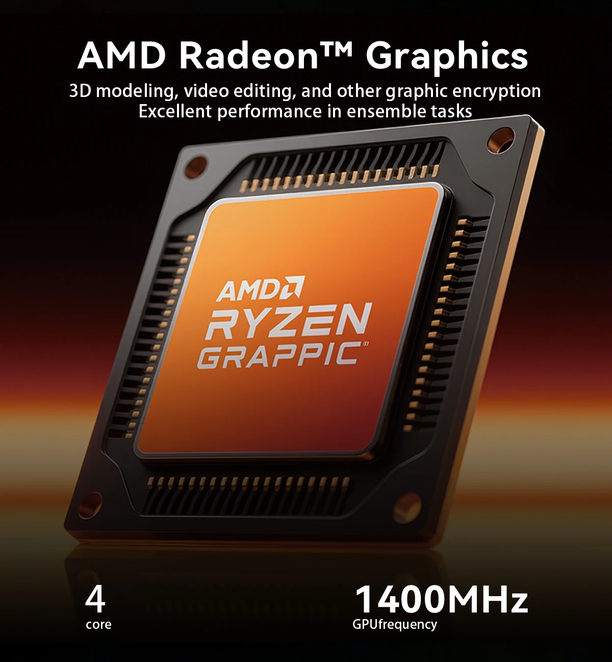 SOYO Mini-Computer AMD Ryzen 3 4300U 16G LPDDR4 RAM 512 M.2 SSD ROM M5 Mini-PC HDMI-kompatibel DP Dual 4K UHD für Zuhause/Geschäft – Detail 3