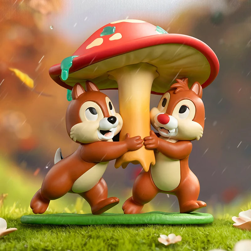 Figurine de boîte aveugle Disney Chip et Dale Brothers, bonne série, jouet Kawai, Collection de bureau, ornements décoratifs, jouet pour enfant, cadeau d'anniversaire