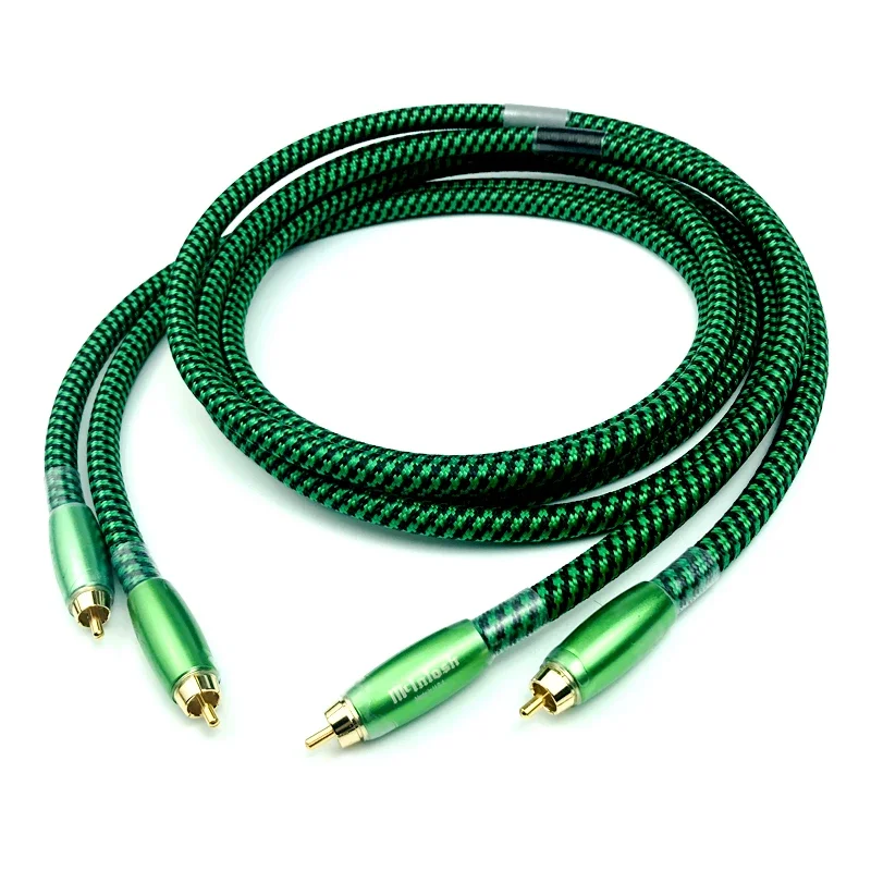 McIntosh RCA Cable Gold Plated 2RCA Male To 2RCA Male Signal Line Pure Copper Silver Plated HiFi Audio Amplifier Mixe Wire image 3