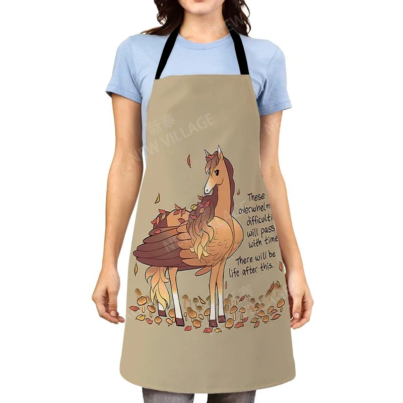 Aesthetic Women kitchen apron kids original Children Waterproof girl princess waiter work apron oil proof cartoon kawaii cute