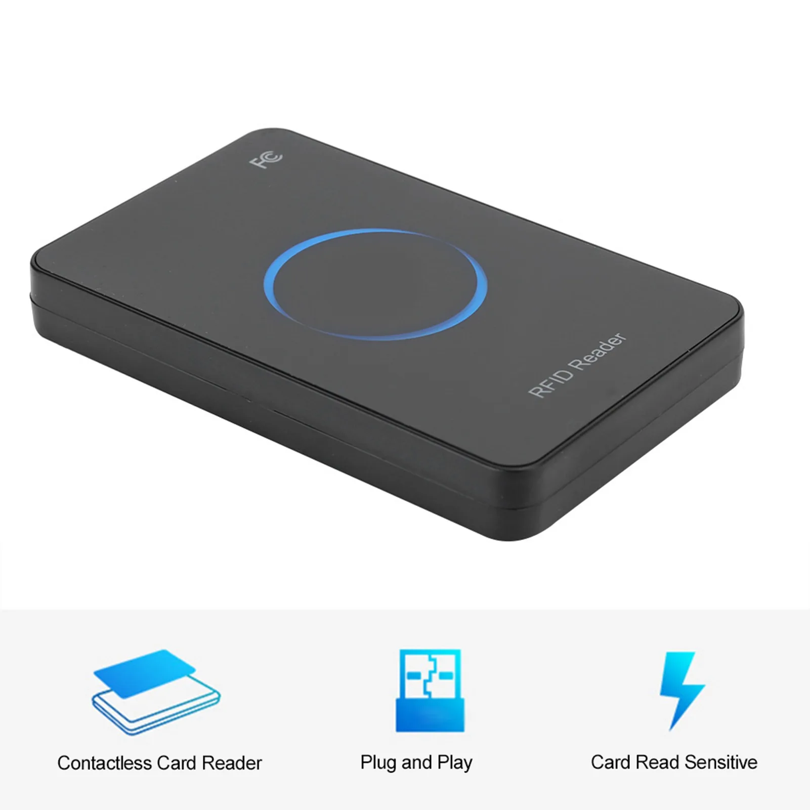 Identification Card Reader 915Mhz RF UHF‑RFID Smart Contactless Reader‑Writer Smart USB Interface Identification Card Reader
