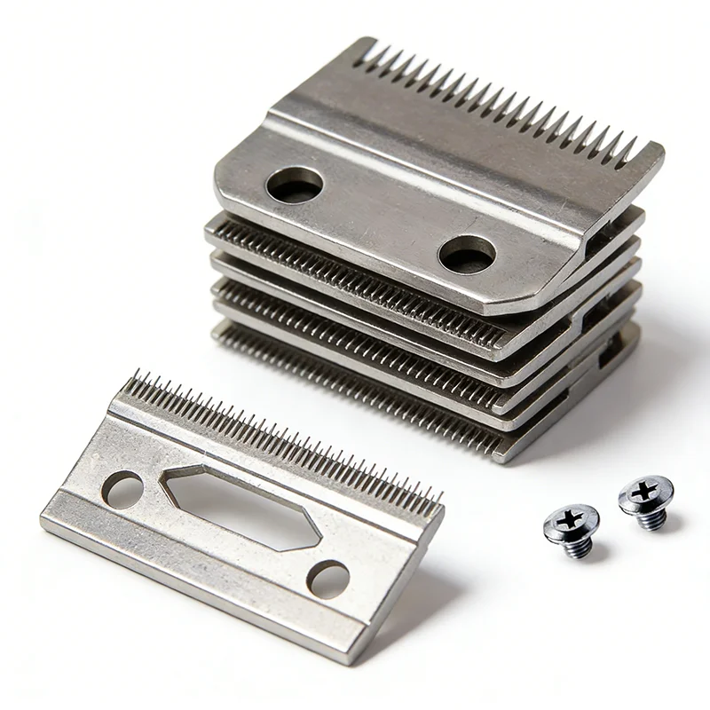 #2162，Professional Stagger-Tooth 2-Hole replacement Clipper Blade set Compatible With For  Cordless Magic Clip 8148