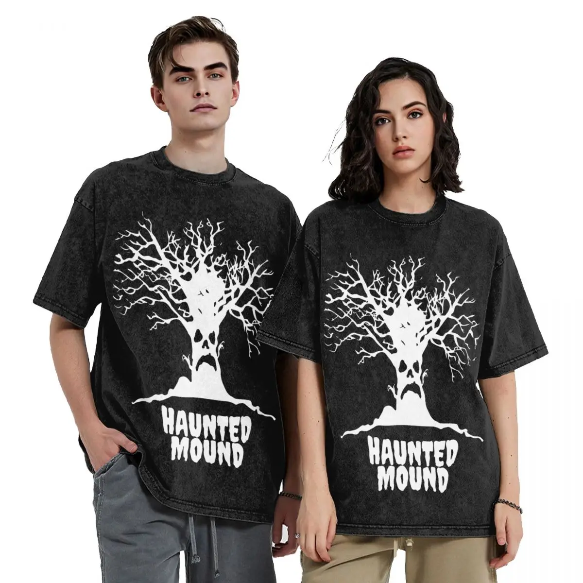 Haunted Mound Sematary Harold Shirts Streetwear Men Women Novelty Tee Shirt Harajuku Streetwear