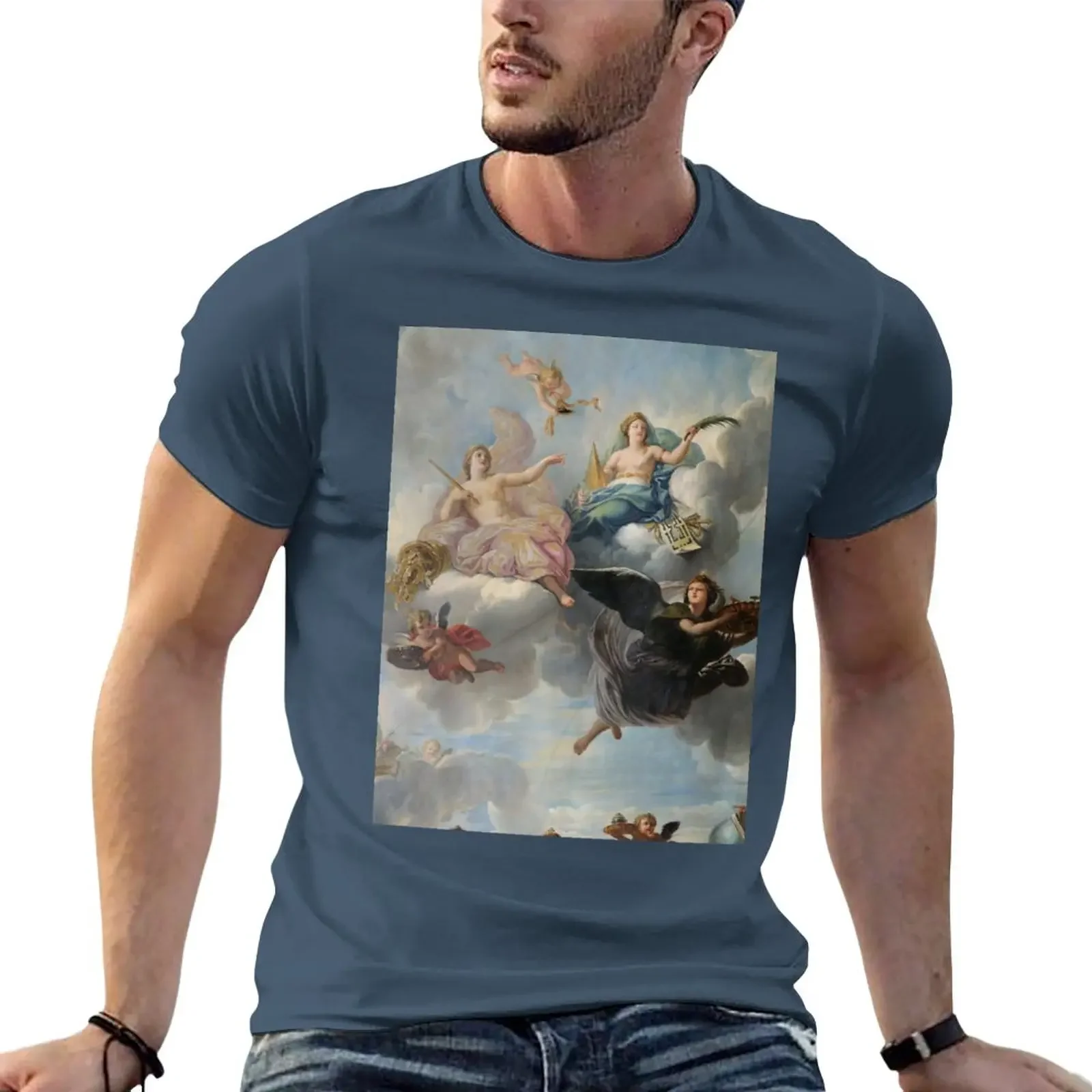 Figure of the Royal Magnificence, Immortality and Progress in the Fine Arts by René Antoine Houasse T-Shirt