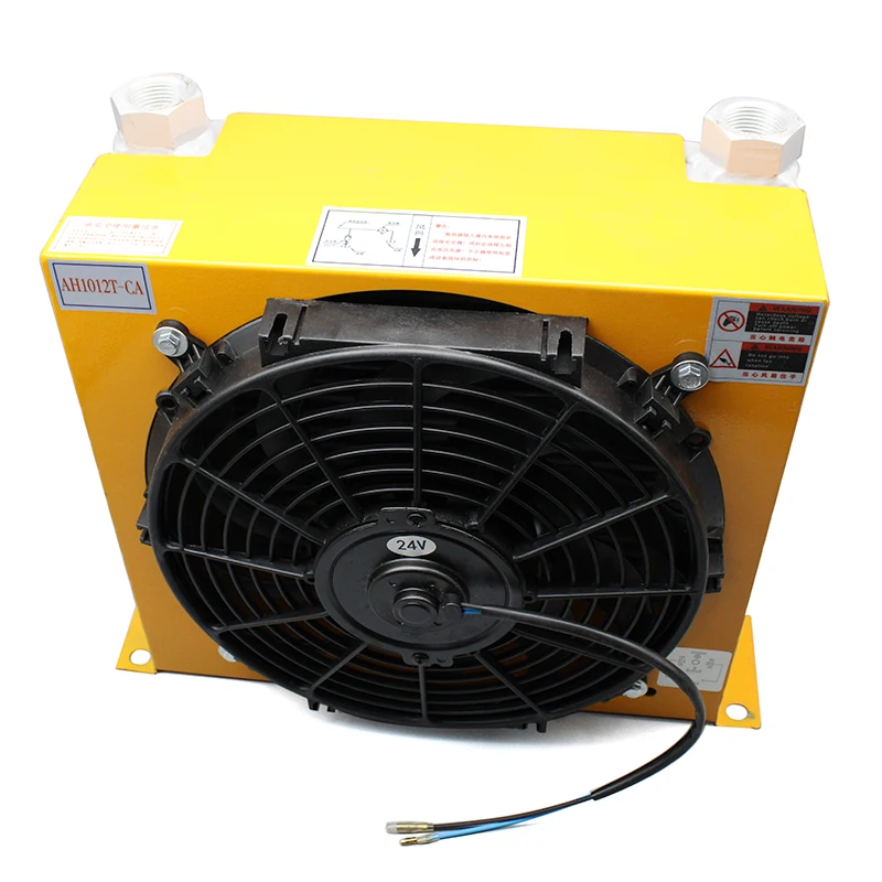 AH1012T-CA Hydraulic Air Cooler 24V/12V/220V/380V Truck-Mounted Crane Modified Fuel Tank Cooling Cooler Air-Cooled Oil Radiator